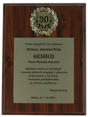 30-lecie istnienia firmy HENBUD