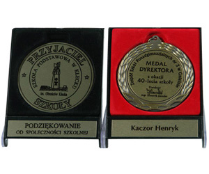 Medal Dyrektora oraz Przyjaciel Szkoły