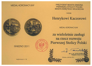 Medal Koronacyjny - Gniezno 2011